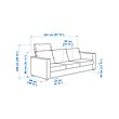 VIMLE 3-seat sofa