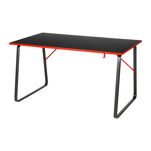 HUVUDSPELARE - gaming desk, black, 140x80 cm | IKEA Taiwan Online - PE876391_S4