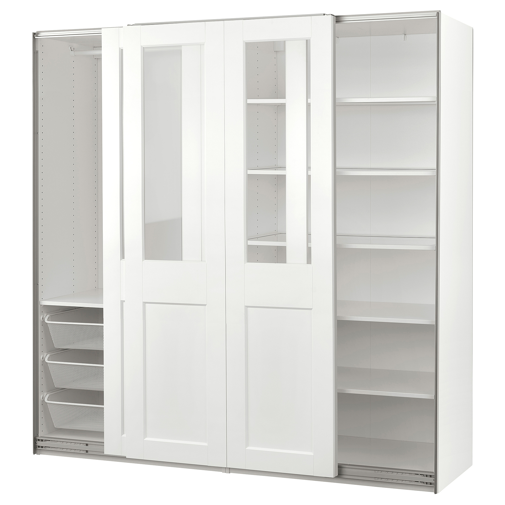 PAX/GRIMO wardrobe with sliding doors