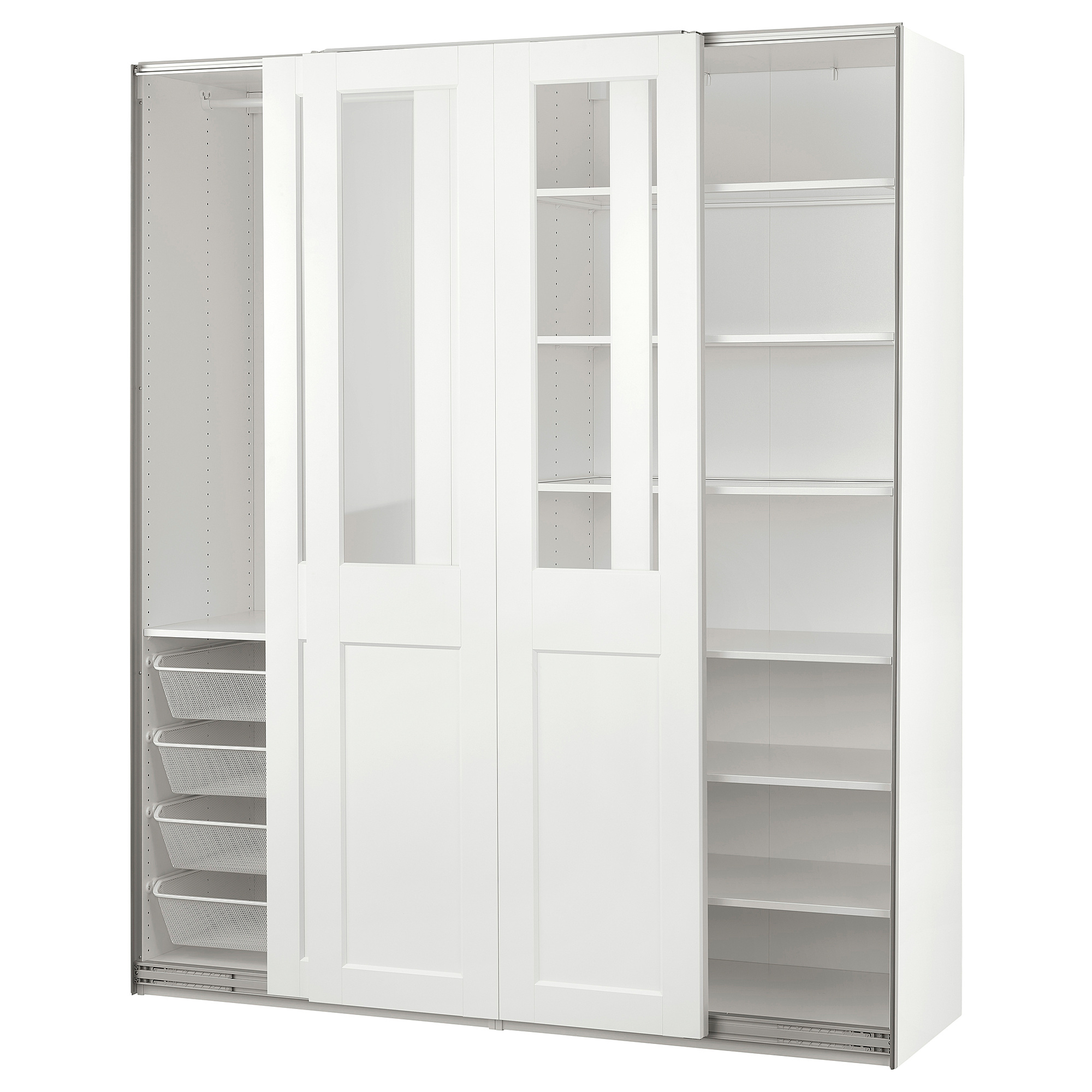 PAX/GRIMO wardrobe with sliding doors