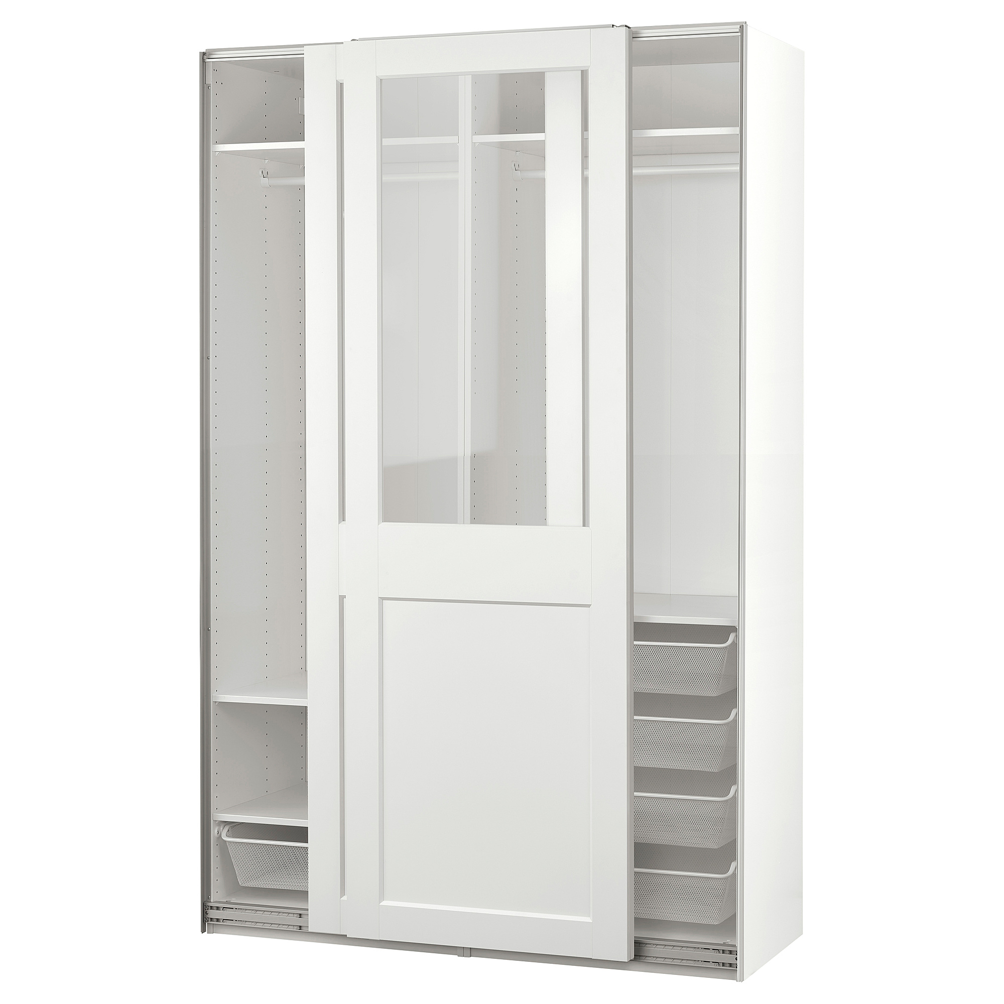 PAX/GRIMO wardrobe with sliding doors