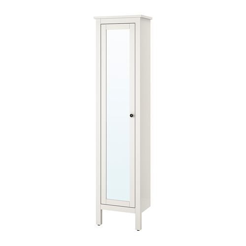 HEMNES high cabinet with mirror door