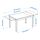 LANEBERG/EKEDALEN - table and 4 chairs | IKEA Taiwan Online - PE835224_S1