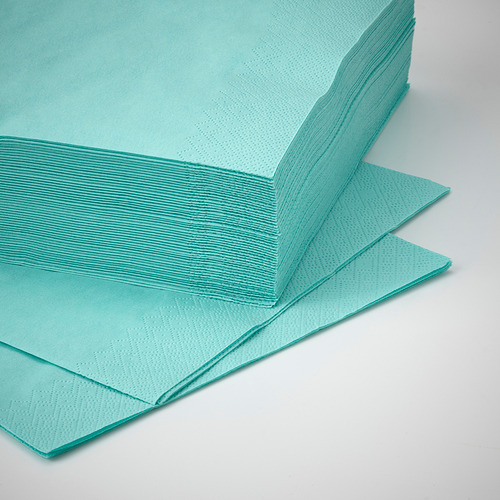 FANTASTISK - 餐巾紙, 淺土耳其藍 | IKEA 線上購物 - PE835250_S4