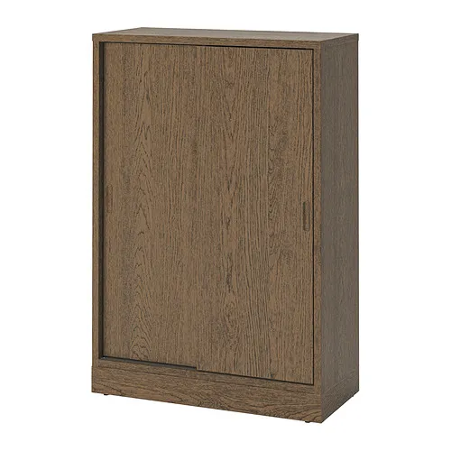 TONSTAD - 滑門收納櫃, 棕色 染色橡木貼皮, 82x37x120 公分 | IKEA 線上購物 - PE944666_S4
