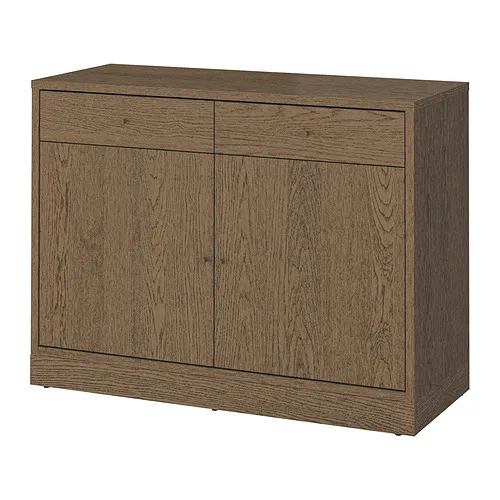 TONSTAD - 邊櫃, 棕色 染色橡木貼皮, 121x47x90 公分 | IKEA 線上購物 - PE944668_S4