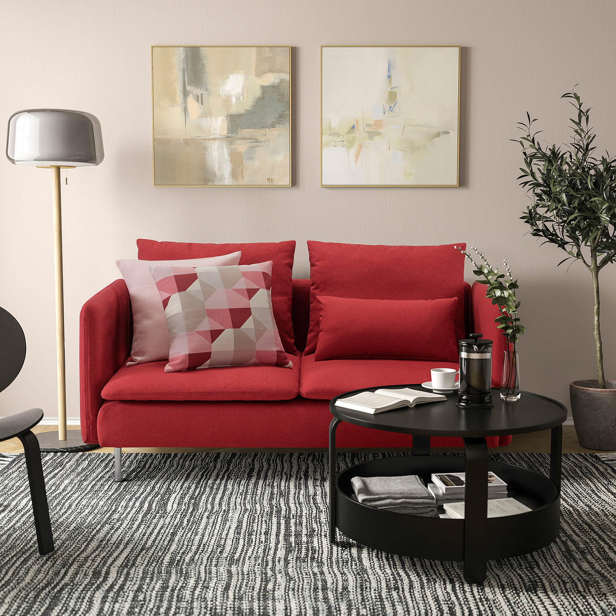 SÖDERHAMN compact 3-seat sofa