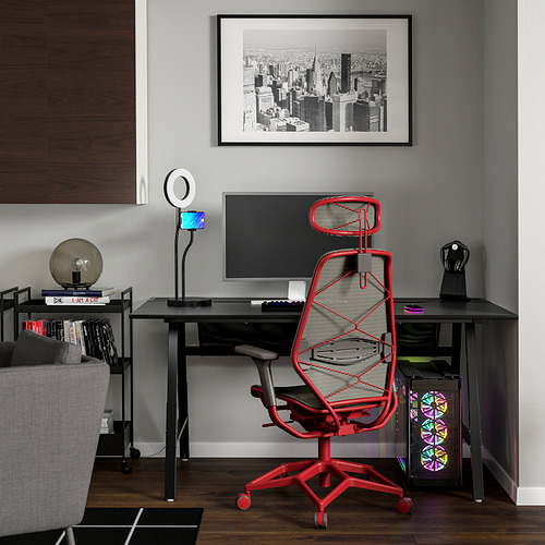 UTESPELARE/STYRSPEL gaming desk and chair