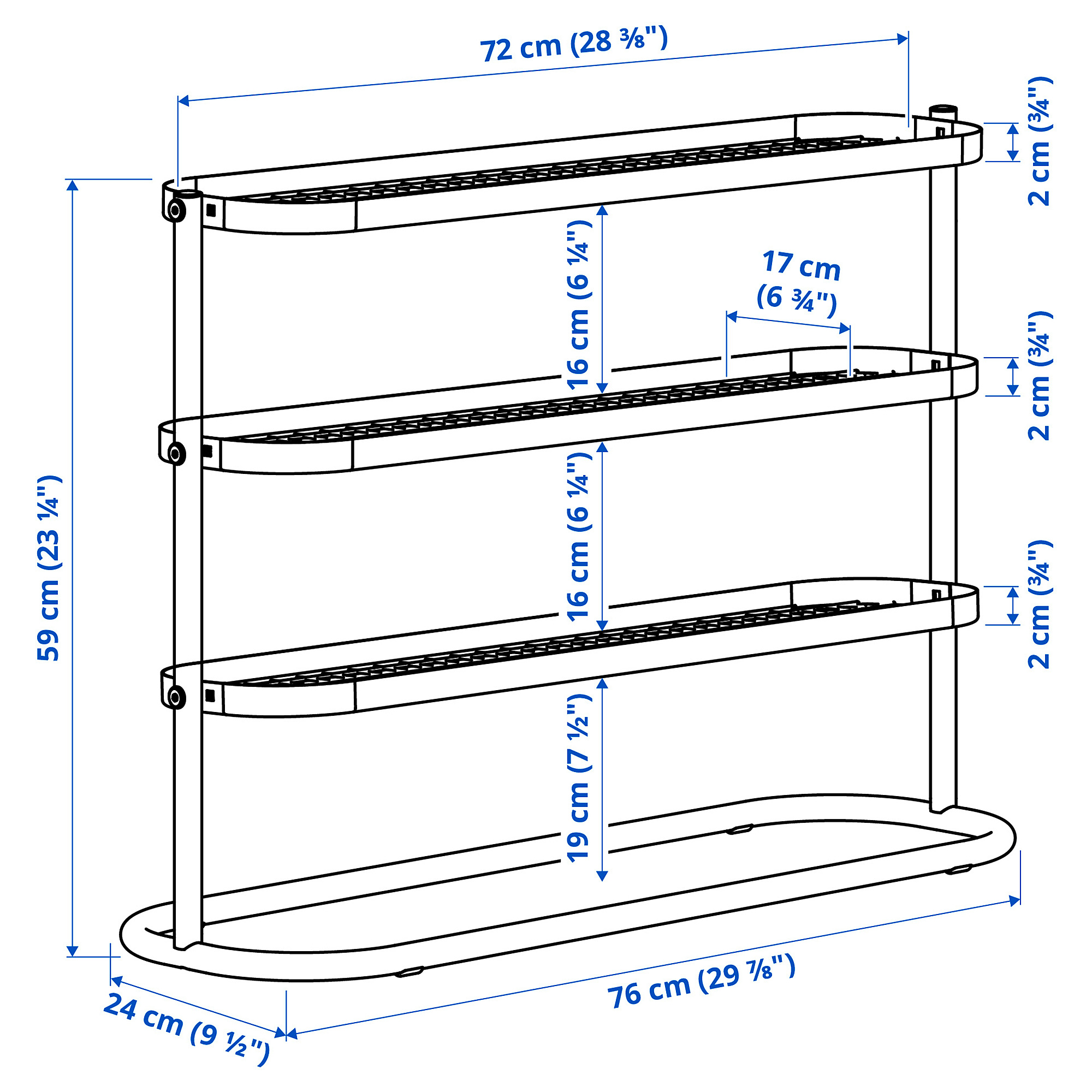 ÄLGANÄS shoe rack