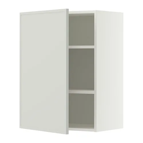 METOD wall cabinet with shelves