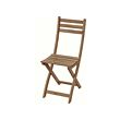 ASKHOLMEN - chair, outdoor, foldable light brown stained | IKEA Taiwan Online - PE736203_S2 