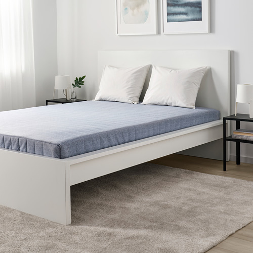 VADSÖ - 雙人彈簧床墊, 高硬度/淺藍色 | IKEA 線上購物 - PE789775_S4