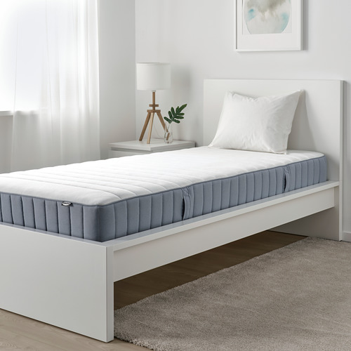 VALEVÅG - 單人獨立筒彈簧床墊, 高硬度/淺藍色 | IKEA 線上購物 - PE789778_S4