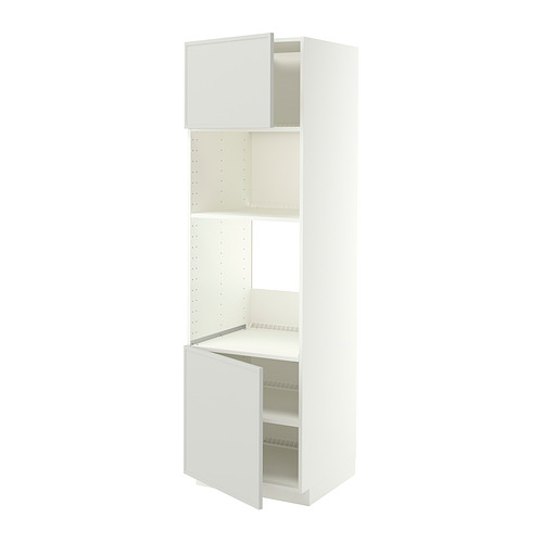 METOD 微波爐烤箱高櫃附2抽/層板