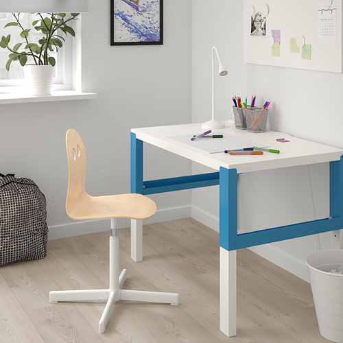 VALFRED/SIBBEN - 兒童書桌椅, 樺木/白色 | IKEA 線上購物 - PE776599_S4