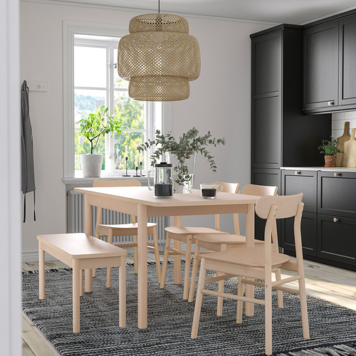 RÖNNINGE/RÖNNINGE - table with 2 chairs and bench | IKEA Taiwan Online - PE835461_S4