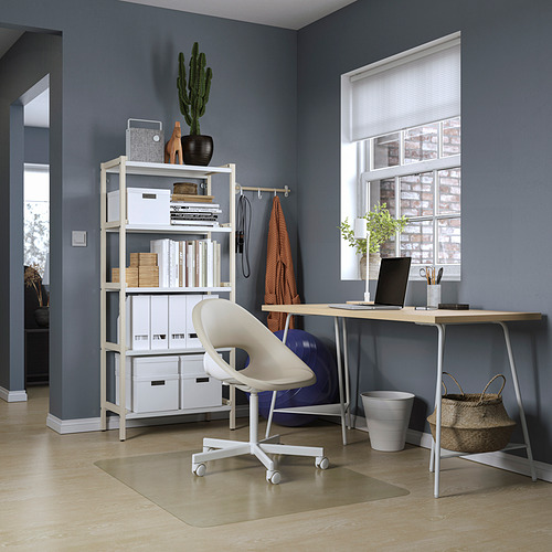MÅLSKYTT/TILLSLAG - desk, birch/white | IKEA Taiwan Online - PE835353_S4