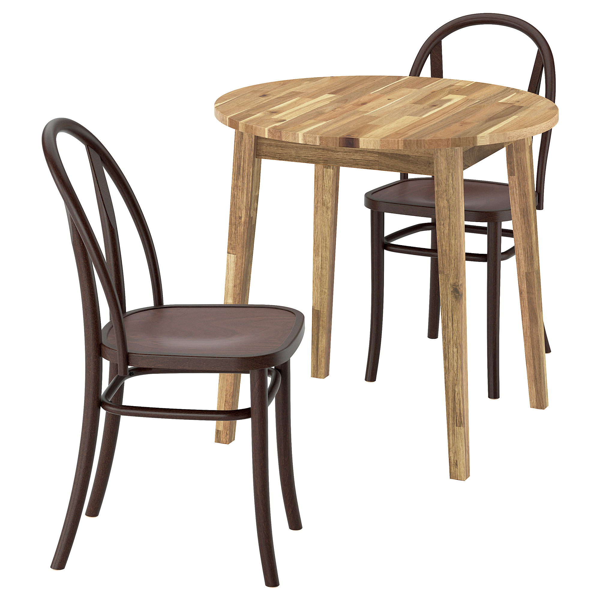 NACKANÄS/SKOGSBO table and 2 chairs