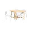 NORDEN/TEODORES table and 4 chairs