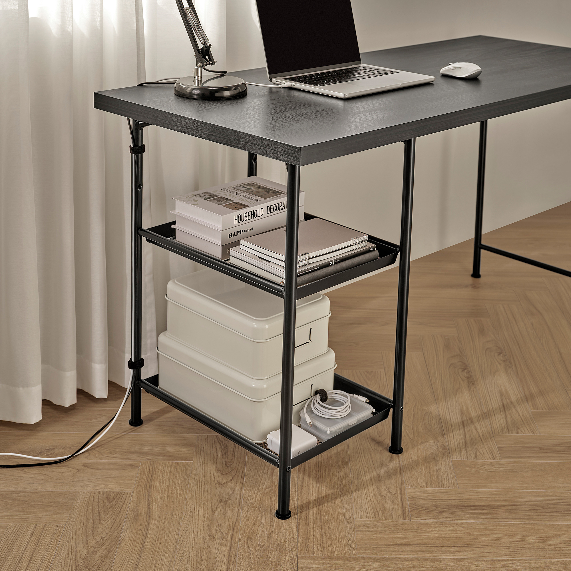 SPÄND table leg with storage