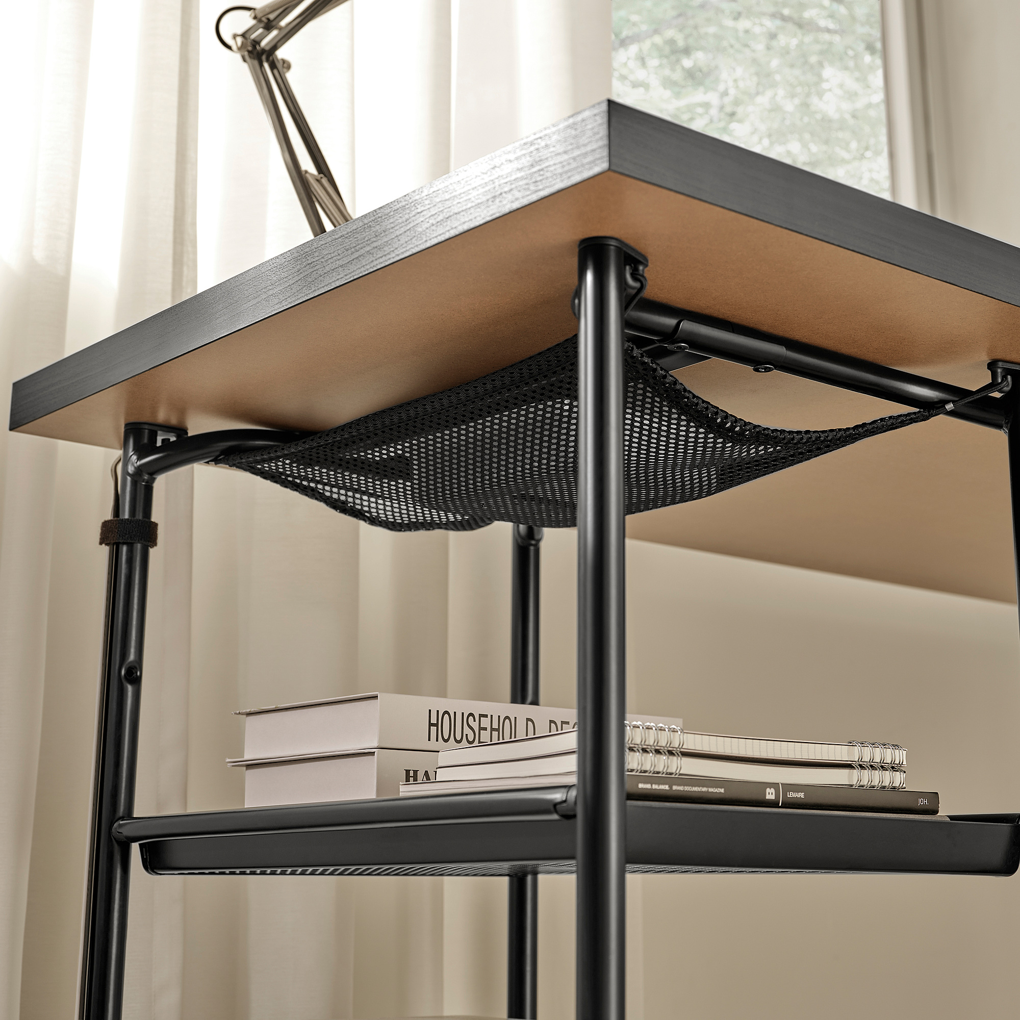 SPÄND table leg with storage