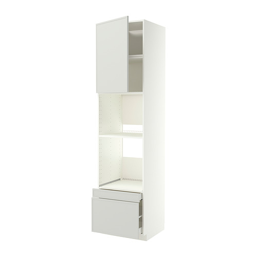 METOD/MAXIMERA 烤箱高櫃附門板/2抽屜