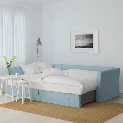 HOLMSUND - corner sofa-bed, Orrsta light blue | IKEA Taiwan Online - PE648006_S4