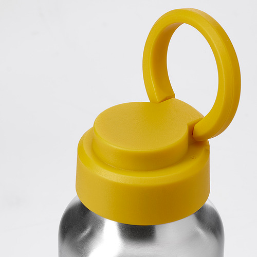 ENKELSPÅRIG - water bottle, stainless steel/yellow | IKEA Taiwan Online - PE835401_S4