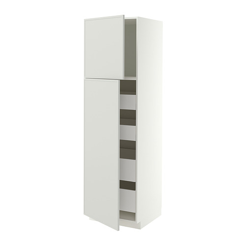 METOD/MAXIMERA hi cab w 2 doors/4 drawers