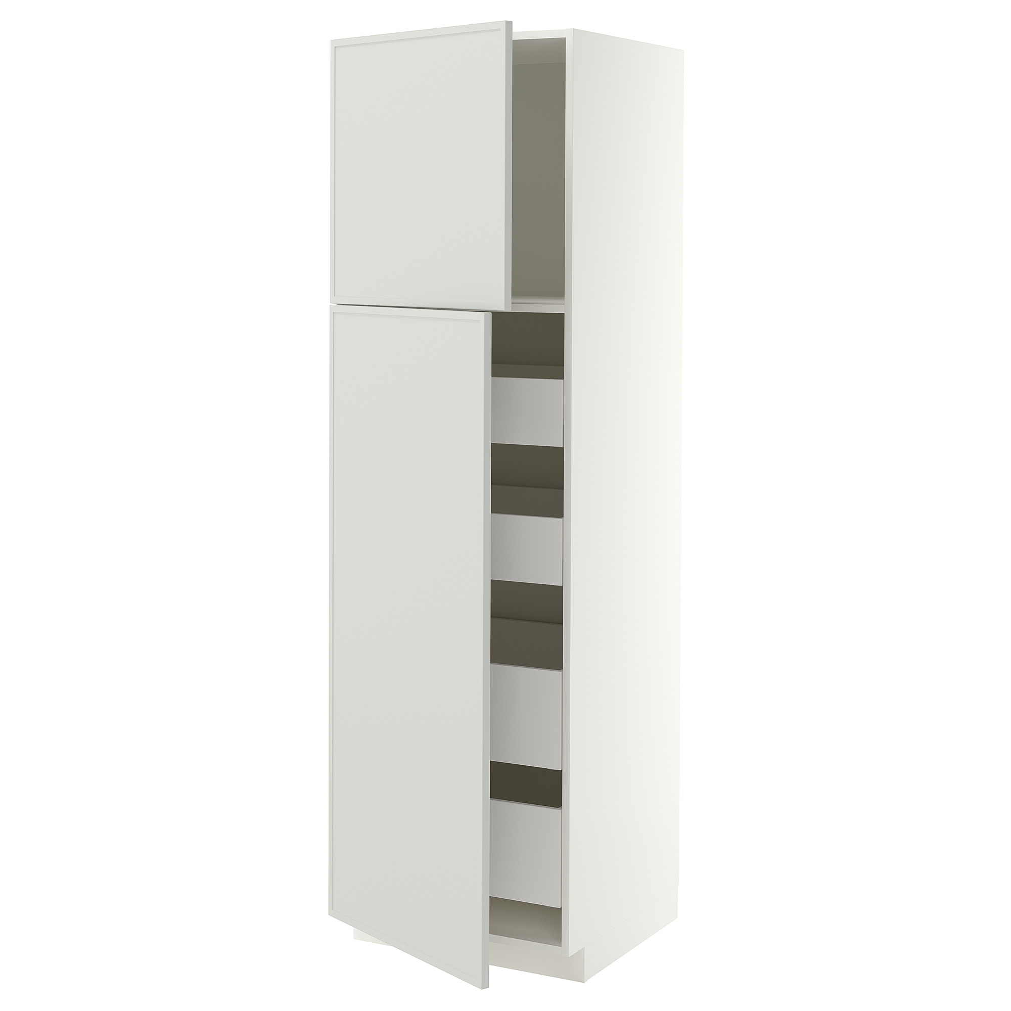 METOD/MAXIMERA hi cab w 2 doors/4 drawers