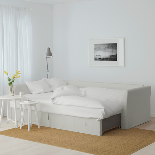 HOLMSUND - corner sofa-bed, Orrsta light white-grey | IKEA Taiwan Online - PE648012_S4