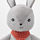 GULLIGAST - squeaky soft toy, grey/red | IKEA Taiwan Online - PE789935_S1