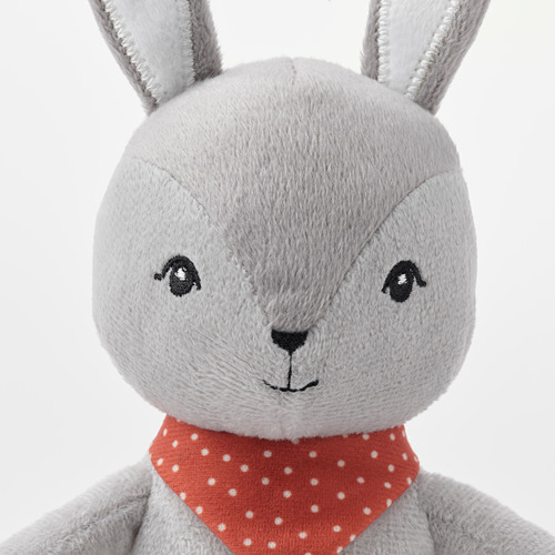 GULLIGAST - squeaky soft toy, grey/red | IKEA Taiwan Online - PE789935_S4