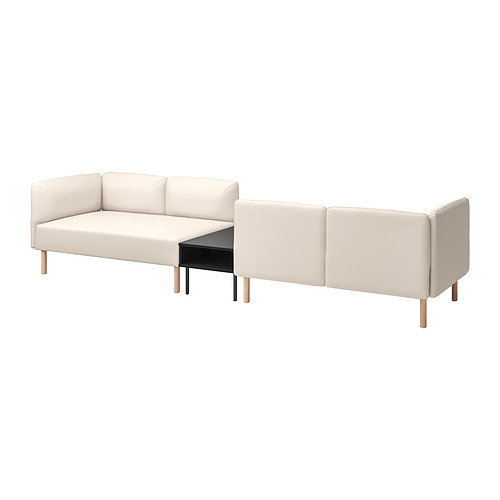 LILLEHEM 4-seat modular sofa with side table