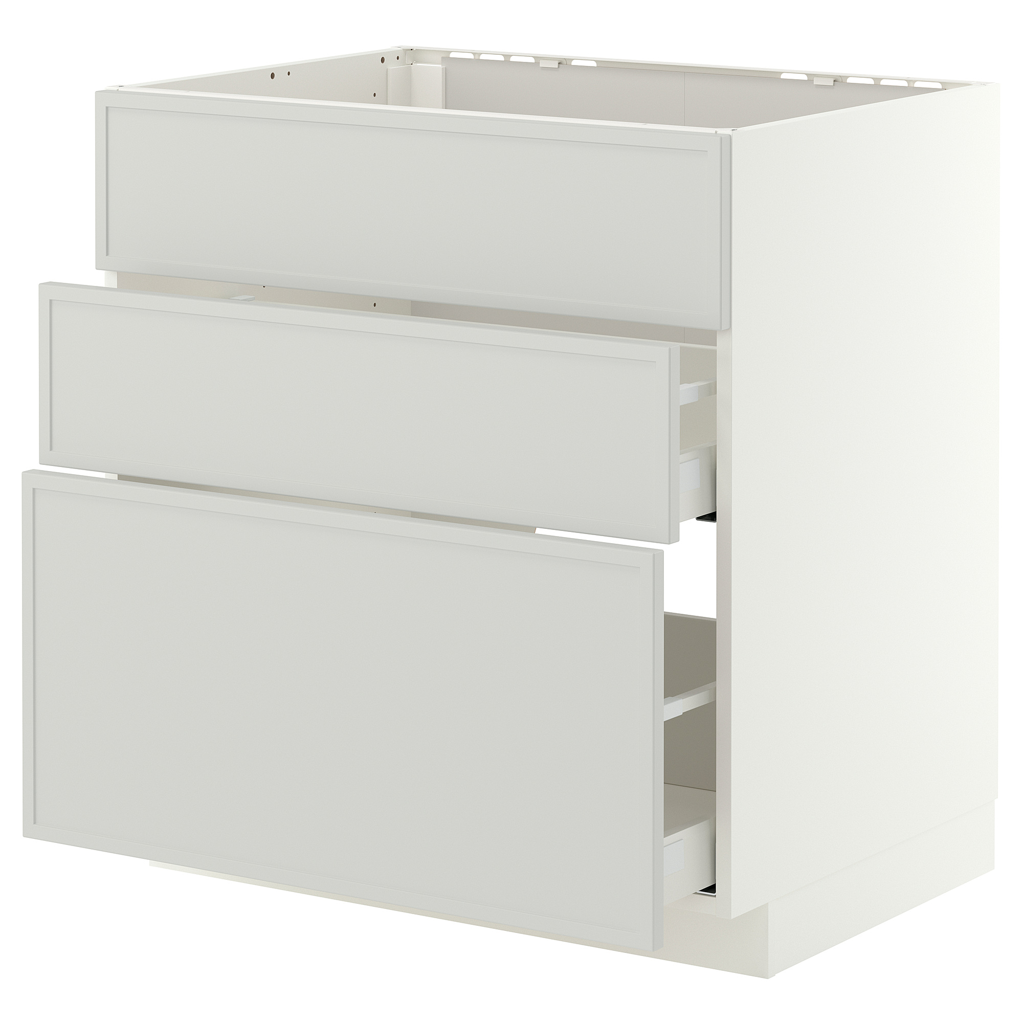 METOD/MAXIMERA base cab f sink+3 fronts/2 drawers