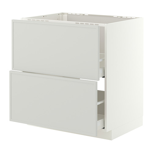 METOD/MAXIMERA 水槽底櫃附2面板/2抽屜