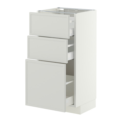 METOD/MAXIMERA base cabinet with 3 drawers