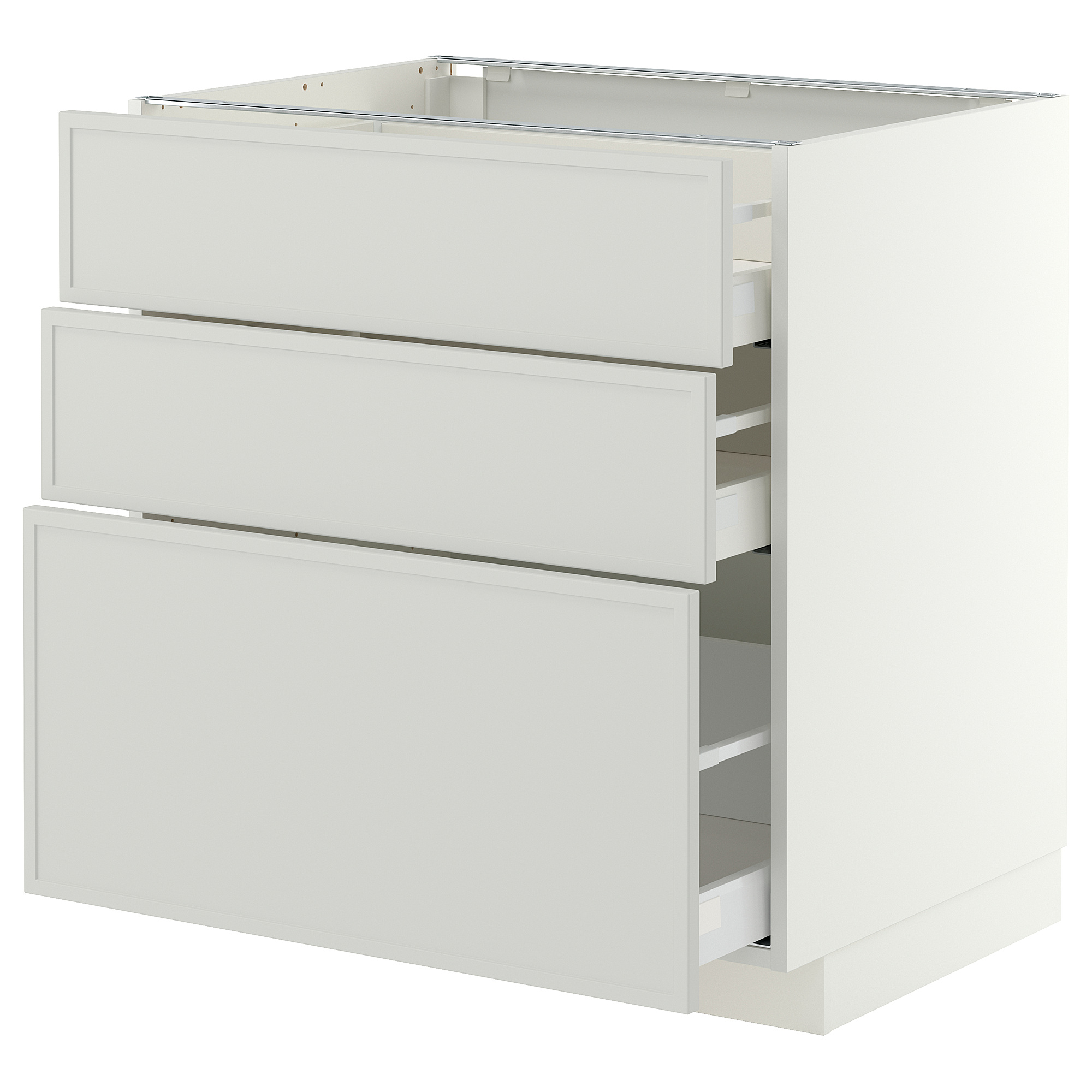 METOD/MAXIMERA base cabinet with 3 drawers