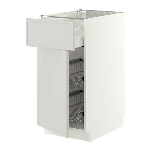 METOD/MAXIMERA base cab w wire basket/drawer/door