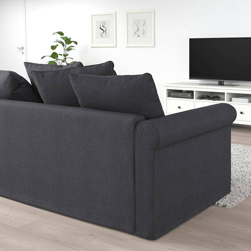 GRÖNLID - 3-seat sofa with chaise longue, Sporda dark grey | IKEA Taiwan Online - PE690784_S4