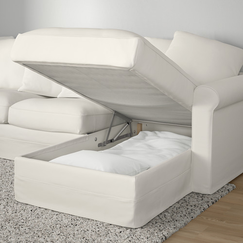 GRÖNLID - sleeper sofa with chaise | IKEA Taiwan Online - PE690372_S4
