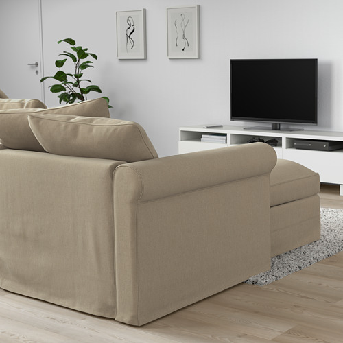 GRÖNLID - sleeper sofa with chaise | IKEA Taiwan Online - PE690789_S4