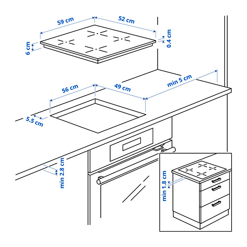 GRUNDAD induction hob