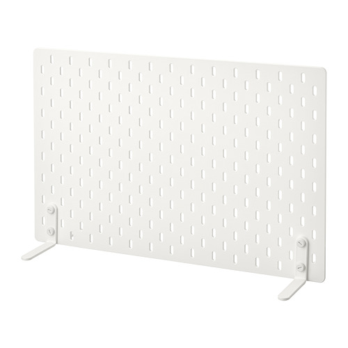 SKÅDIS - freestanding peg board, white, 56x37 cm | IKEA Taiwan Online - PE876711_S4