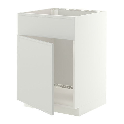METOD base cabinet f sink w door/front