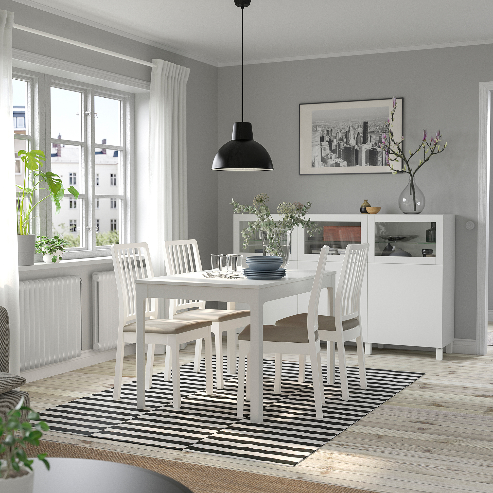 EKEDALEN extendable table