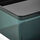 KUGGIS - 附蓋收納盒, 透明 黑色 | IKEA 線上購物 - PE835622_S1
