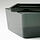 KUGGIS - 附蓋收納盒, 透明 黑色 | IKEA 線上購物 - PE835609_S1