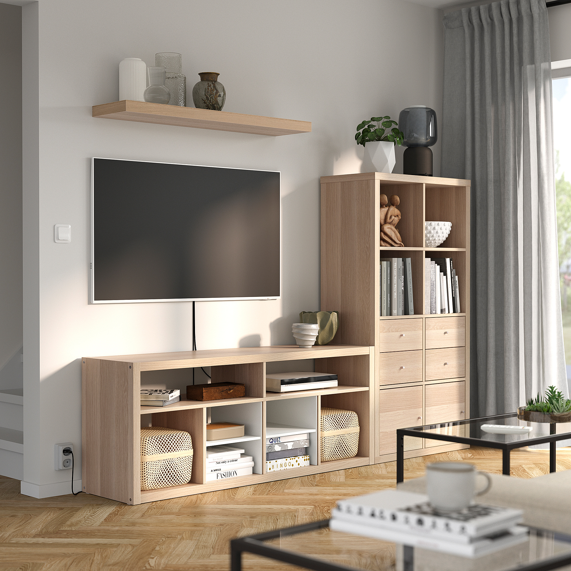 KALLAX/LACK TV storage combination