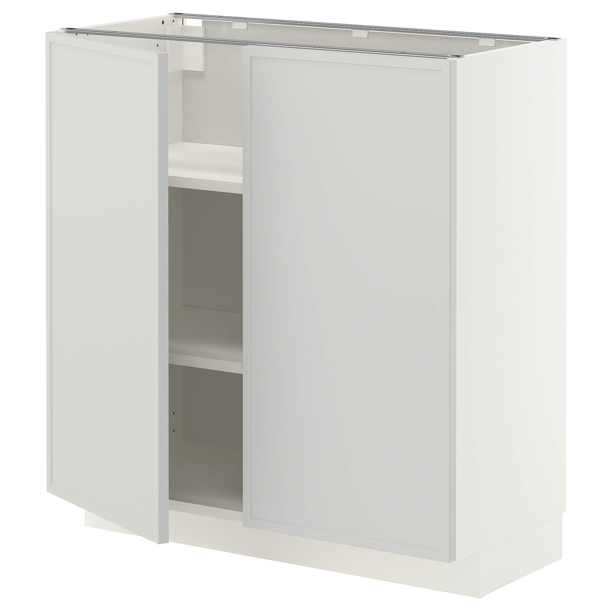 METOD base cabinet with shelves/2 doors